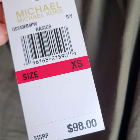 NWT Michael Kors Off The Shoulder Top - Picture 5 of 11